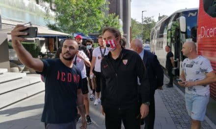 Der Europa League&nbsp; Sieger verläßt sein Quartier…
