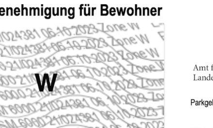 Zeitplanung zur Einrichtung von sechs Bewohnerparkgebieten steht&nbsp;fest