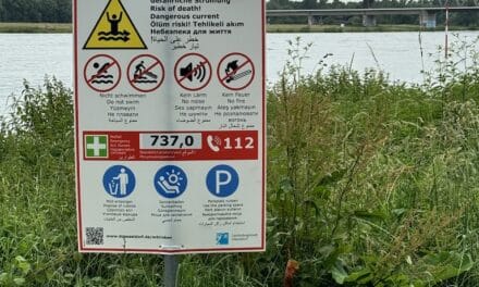 50 neue Hinweisschilder warnen vor den Gefahren des Badens im&nbsp;Rhein