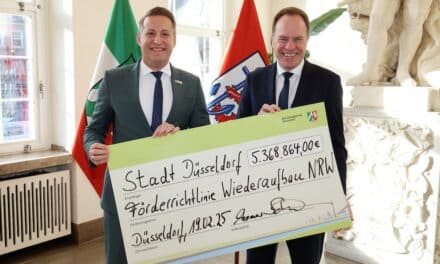 5,4 Millionen Euro für den Wiederaufbau: Düsseldorf erhält Unterstützung durch Bezirksregierung Düsseldorf