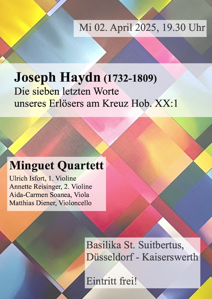 Flyer: Minguet Quartett Flyer: Minguet Quartett
