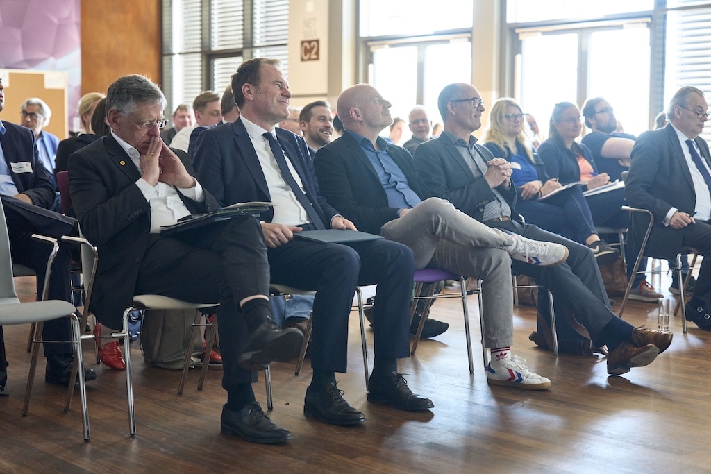 Einblicke in den Workshop zum Thema „Fachkräftebedarf in der Wasserstoffwirtschaft“. © Landeshaupstadt Düsseldorf/Claus Langer