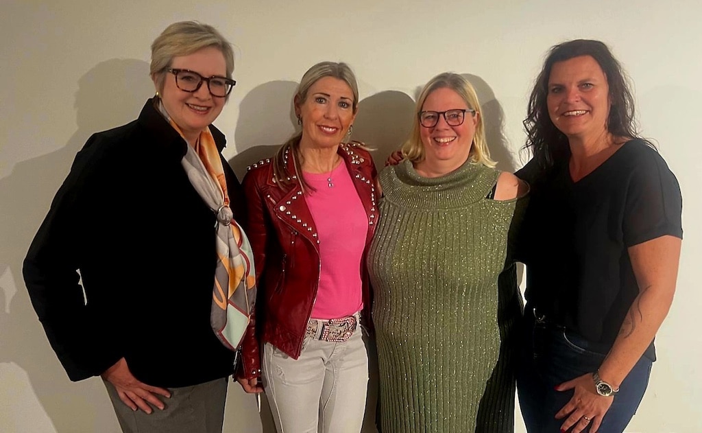vl. Sabine Weissenbach, Elke Bischof-Münks, Michèle Moeller, Carmen Hasenberg Foto: Privat