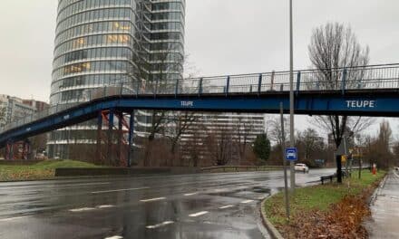 Kennedydamm: Drei Nächte Vollsperrung für Arbeiten an Behelfsbrücke