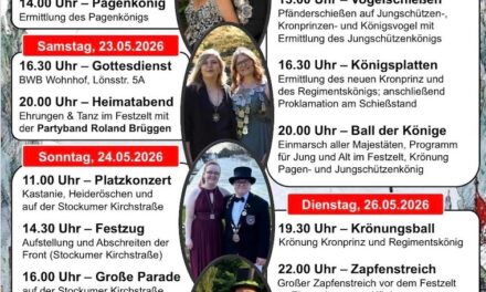 Schützenfest in Stockum zum Saisonstart