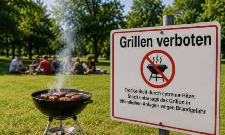 Anhaltende Hitze: Stadt warnt vor Brandgefahr und verhängt Grillverbot