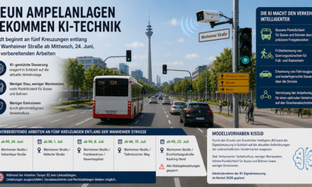 Düsseldorf rüstet Ampeln mit Künstlicher Intelligenz aus