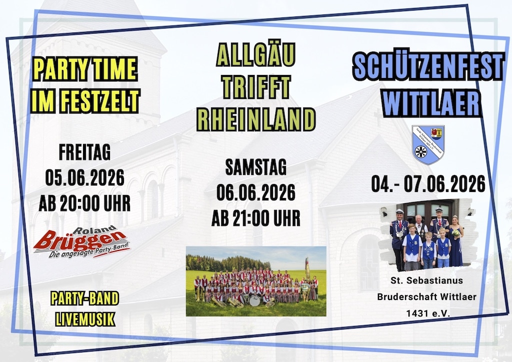Flyer Wittlaer feiert Schützenfest