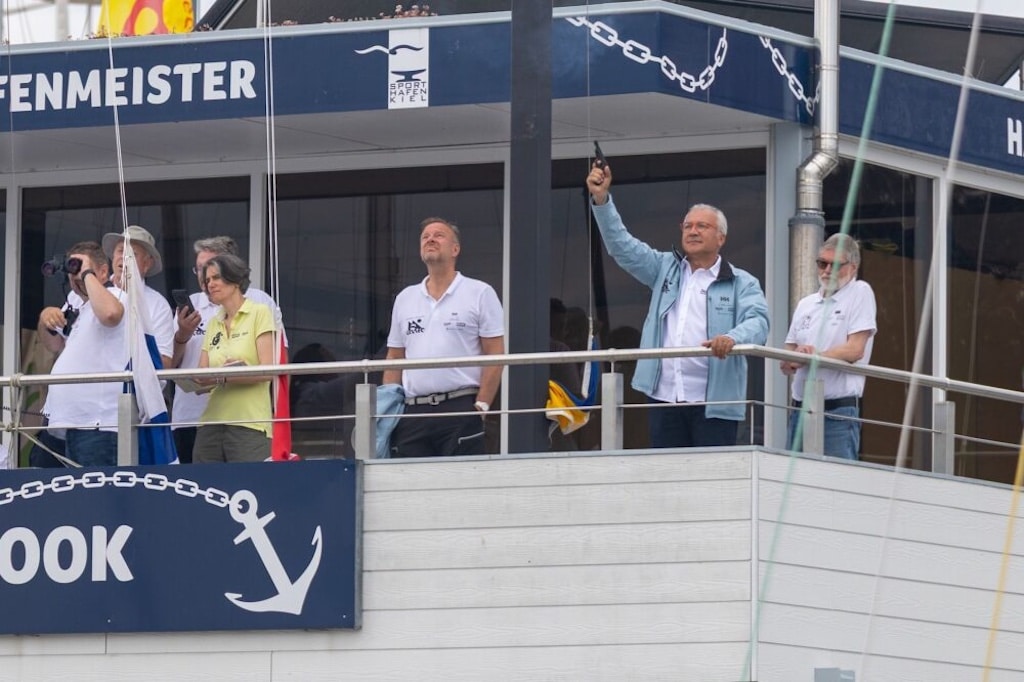 Petros Michelidakis startet die Aalregatta ©Messe Düsseldorf/Christian Beeck 