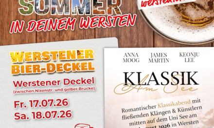 Heimatsommer startet in Wersten: Bier-Deckel eröffnet, Klassik am See folgt im August