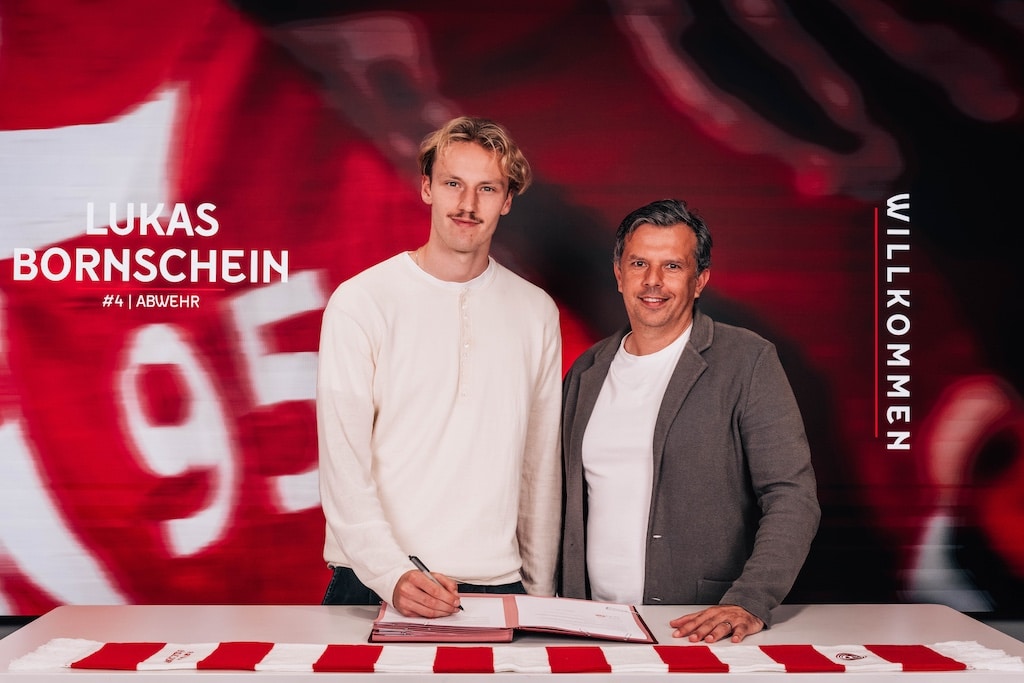 Lukas Bornschein und Samir Arabi, Sportvorstand © Fortuna Düsseldorf