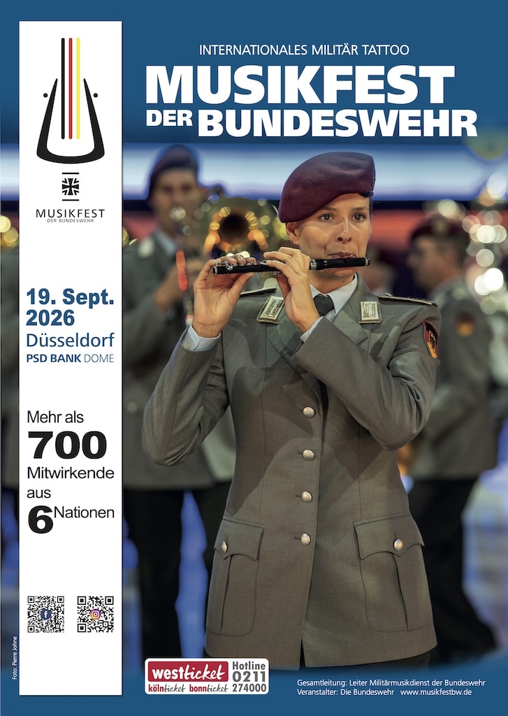 Plakat Musikfest der Bundeswehr Plakat Musikfest der Bundeswehr